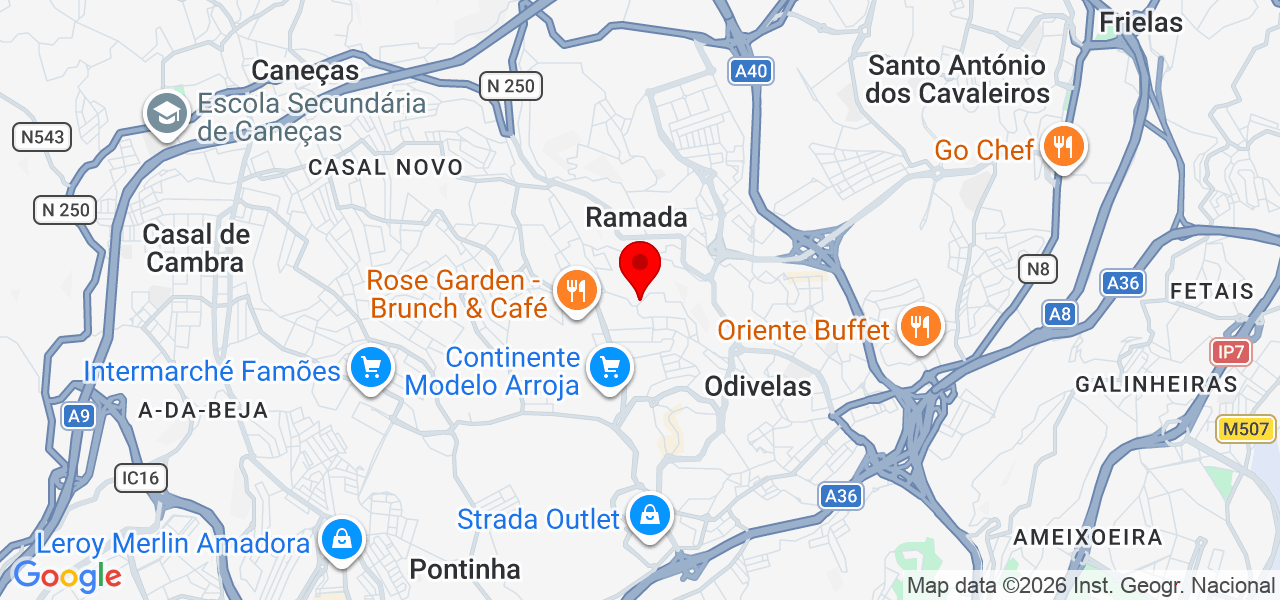 Ribaltabrisa - Lisboa - Odivelas - Mapa