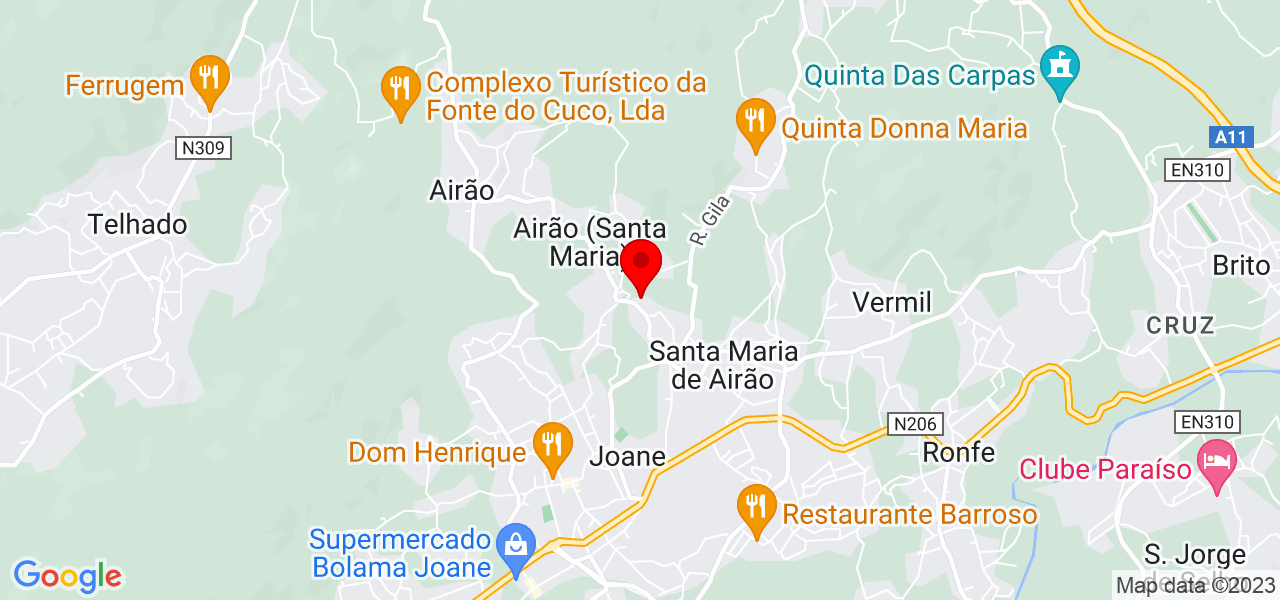 Bruno Carvalho -Sonho 13 - Braga - Guimarães - Karte