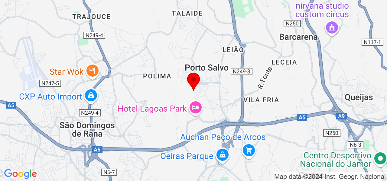Pedro Simões - Lisboa - Oeiras - Mapa