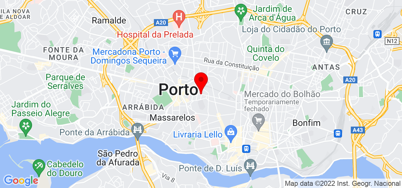 Rita Marrucho- Terapeuta - Porto - Porto - Mapa