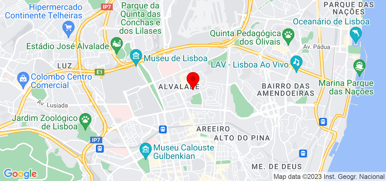 Tom&aacute;s Pinto - Lisboa - Lisboa - Mapa