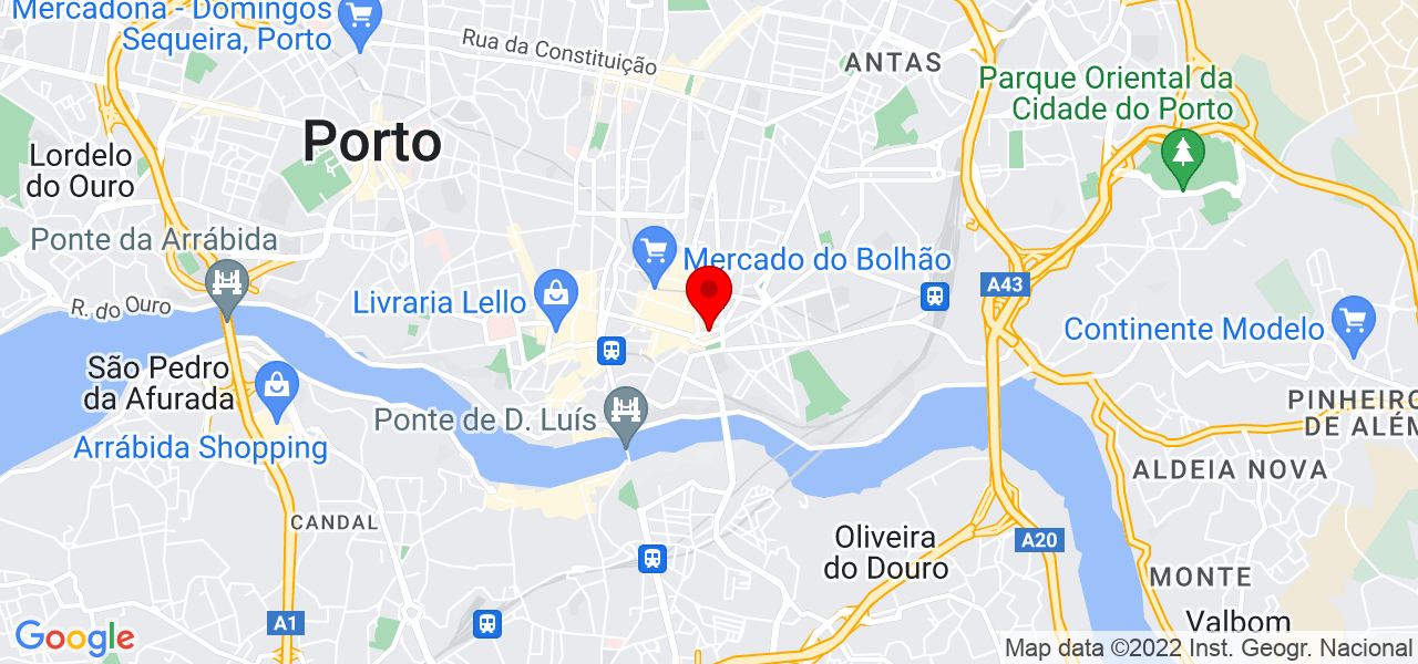 Kelly Honorato - Porto - Porto - Mapa