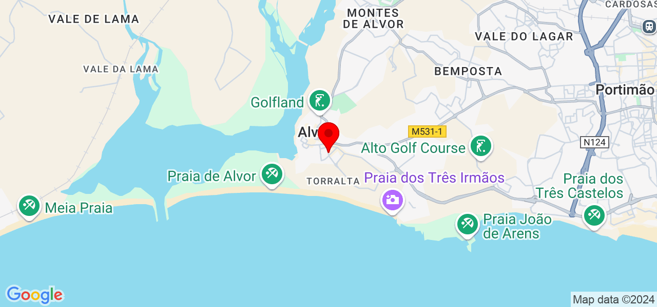 Carlos Prudente Sodr&eacute; - Faro - Portimão - Map