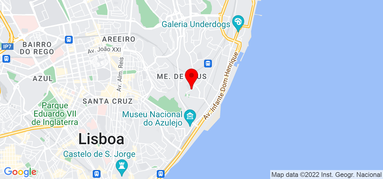 L&iacute;gia Gomes - Lisboa - Lisboa - Mapa
