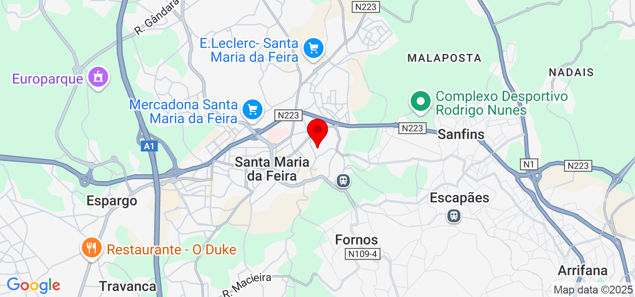 Project Manager - Aveiro - Santa Maria da Feira - Mapa