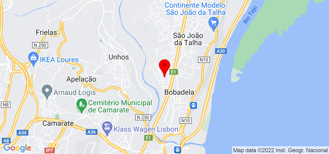 Joselaine - Lisboa - Loures - Mapa