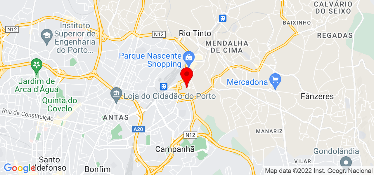 Em&iacute;lia Lopes - Porto - Gondomar - Mapa