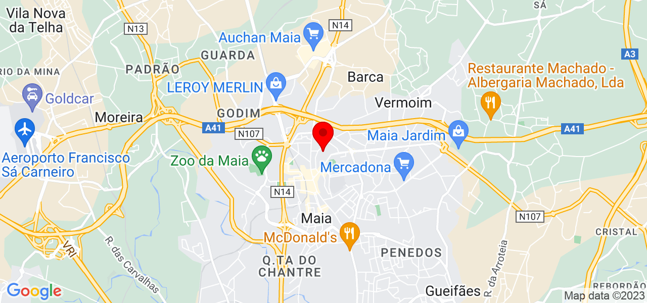 Vera Silva - Porto - Maia - Mapa
