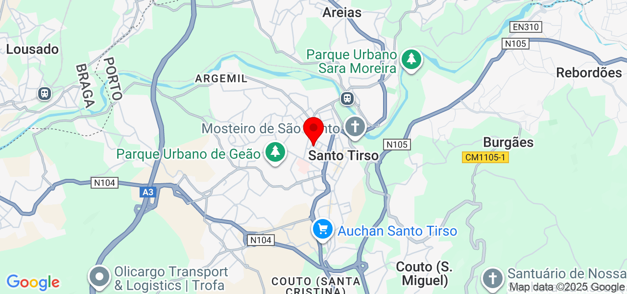 FCDesign - Software de Gestão e Multi-Design - Porto - Santo Tirso - Mapa