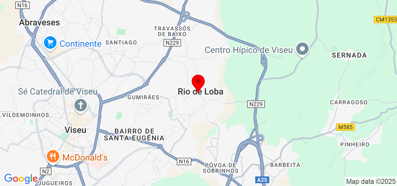 Manasseis Nganga - Viseu - Viseu - Mapa