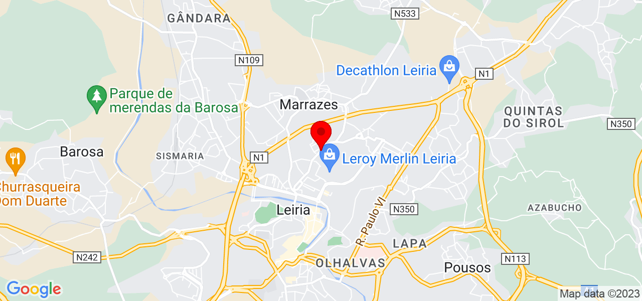 D&eacute;bora Armondes - Leiria - Leiria - Mapa