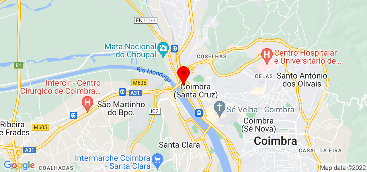 Ana Isabel da Silva - Coimbra - Coimbra - Mapa
