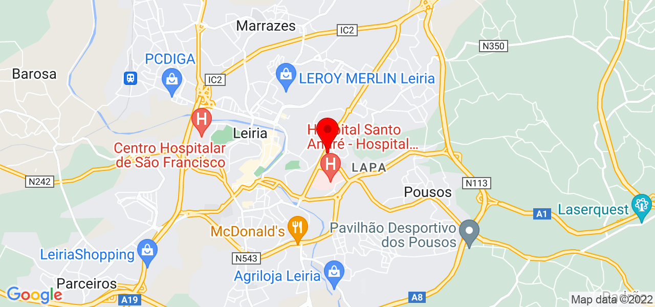 Tairinis - Leiria - Leiria - Mapa