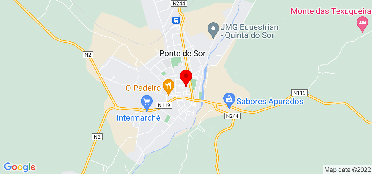 J&eacute;ssica - Portalegre - Ponte de Sor - Mapa