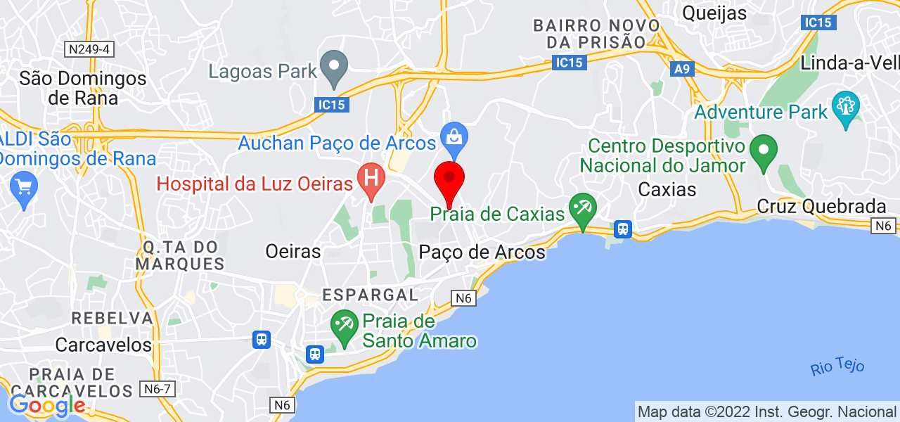 Manuel - Lisboa - Oeiras - Karte