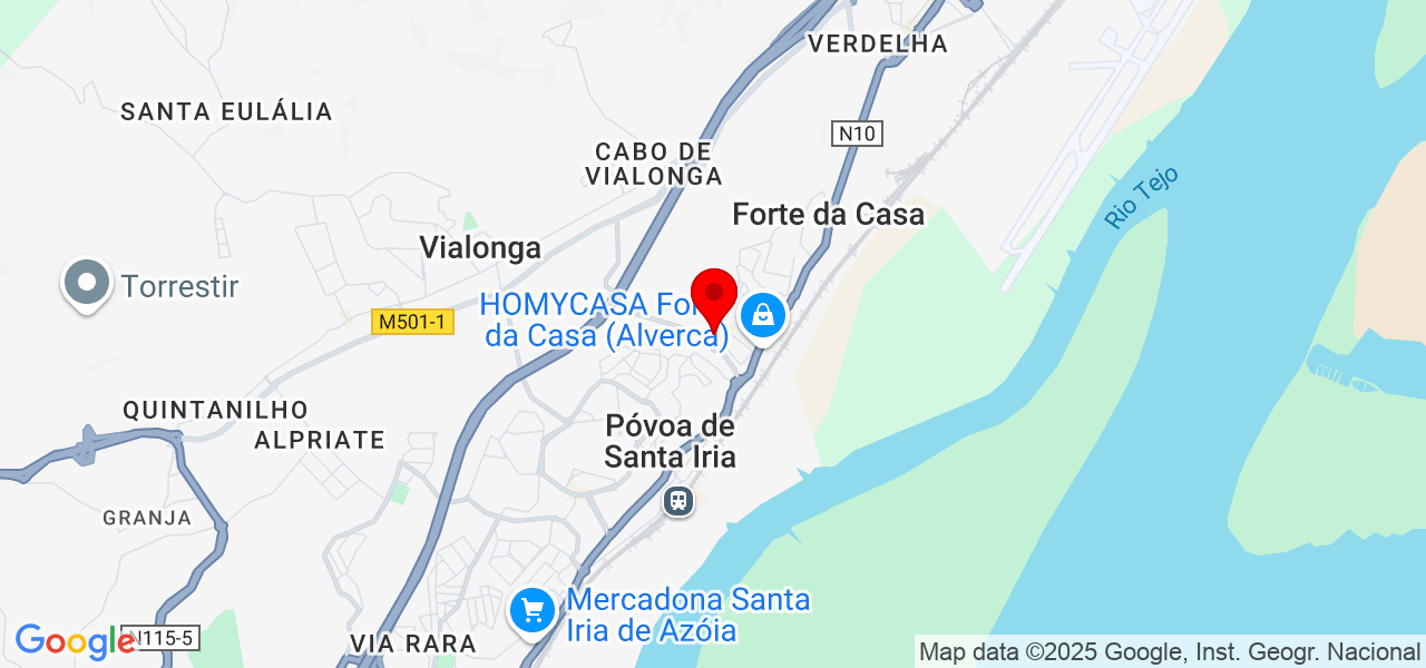Freelancer - Lisboa - Vila Franca de Xira - Mapa