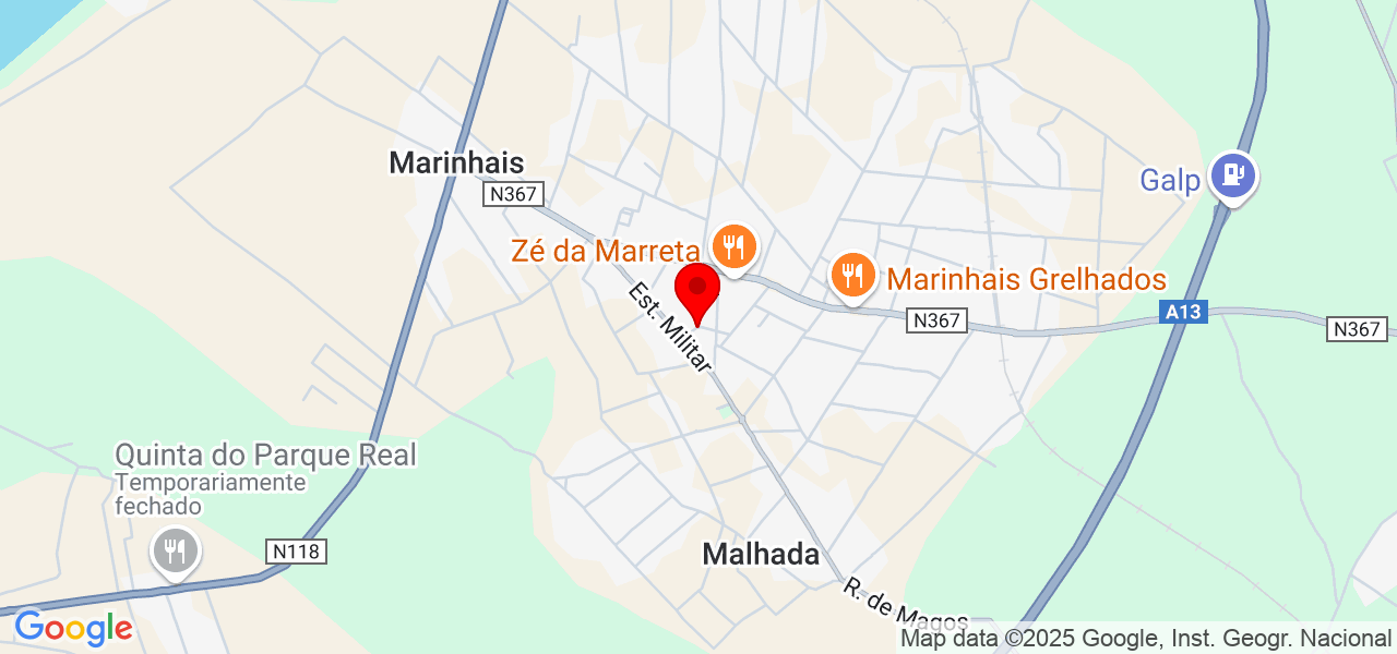 Marcos Silva - Santarém - Salvaterra de Magos - Map