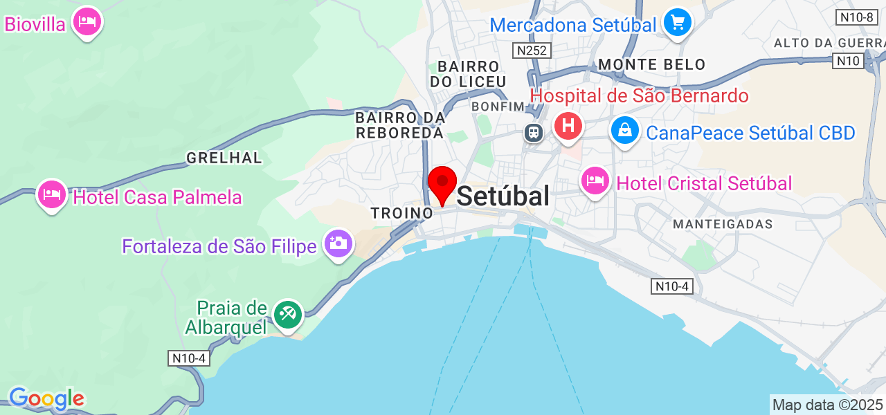 Mar&iacute;a Da Silva - Setúbal - Setúbal - Mapa