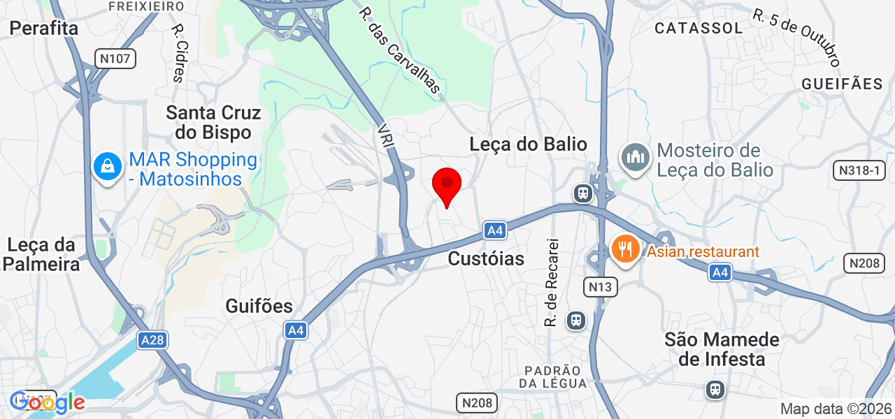 CatSitter Mariana - Porto - Matosinhos - Map