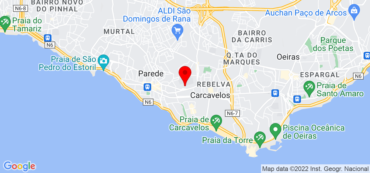 Sidney Queiroz - Lisboa - Cascais - Mapa