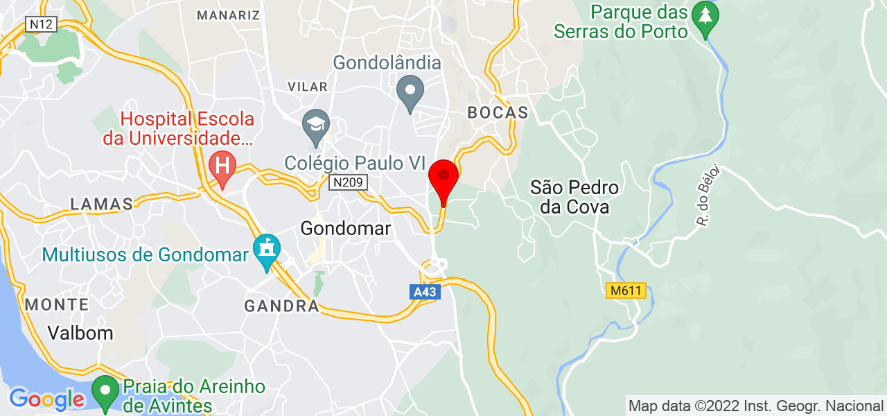 Luisa services - Porto - Gondomar - Mapa