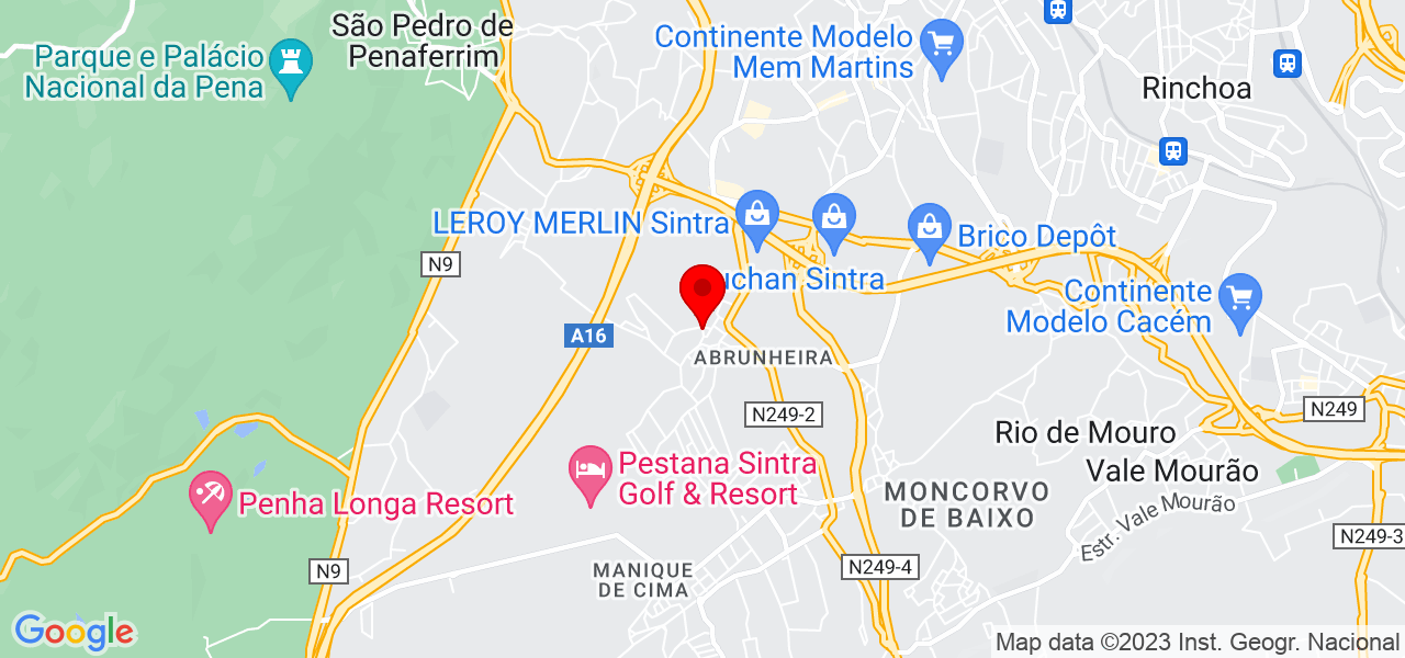 Patr&iacute;cia Gon&ccedil;alves - Lisboa - Sintra - Mapa