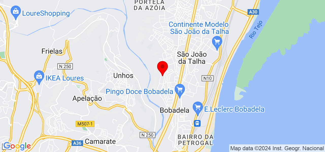 Hernani Monteiro - Lisboa - Loures - Mapa