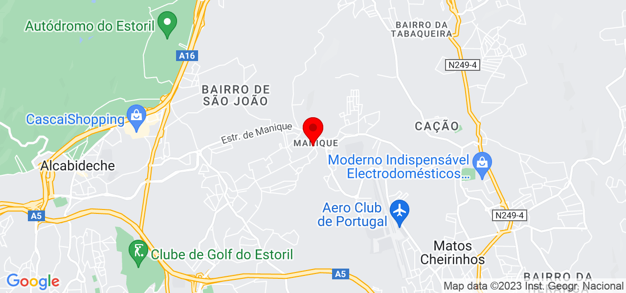 Reginaldo Assis - Lisboa - Cascais - Mapa