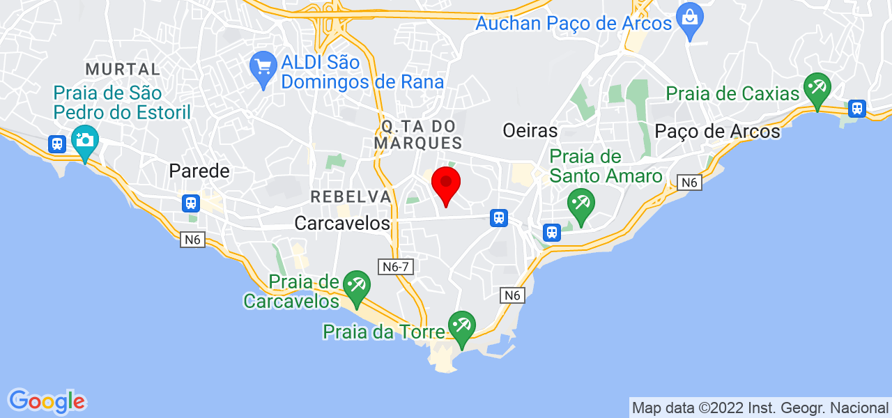 Lu&iacute;s Toscano - Lisboa - Oeiras - Mapa
