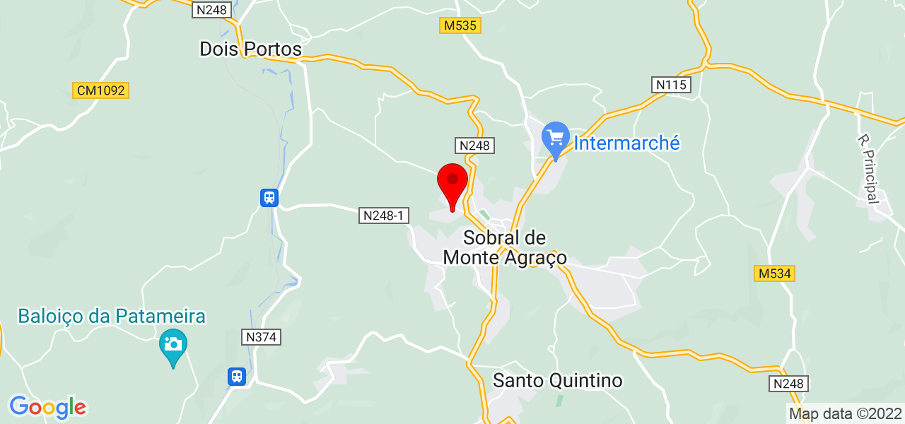 Fernando Ricardo - Lisboa - Sobral de Monte Agraço - Mapa
