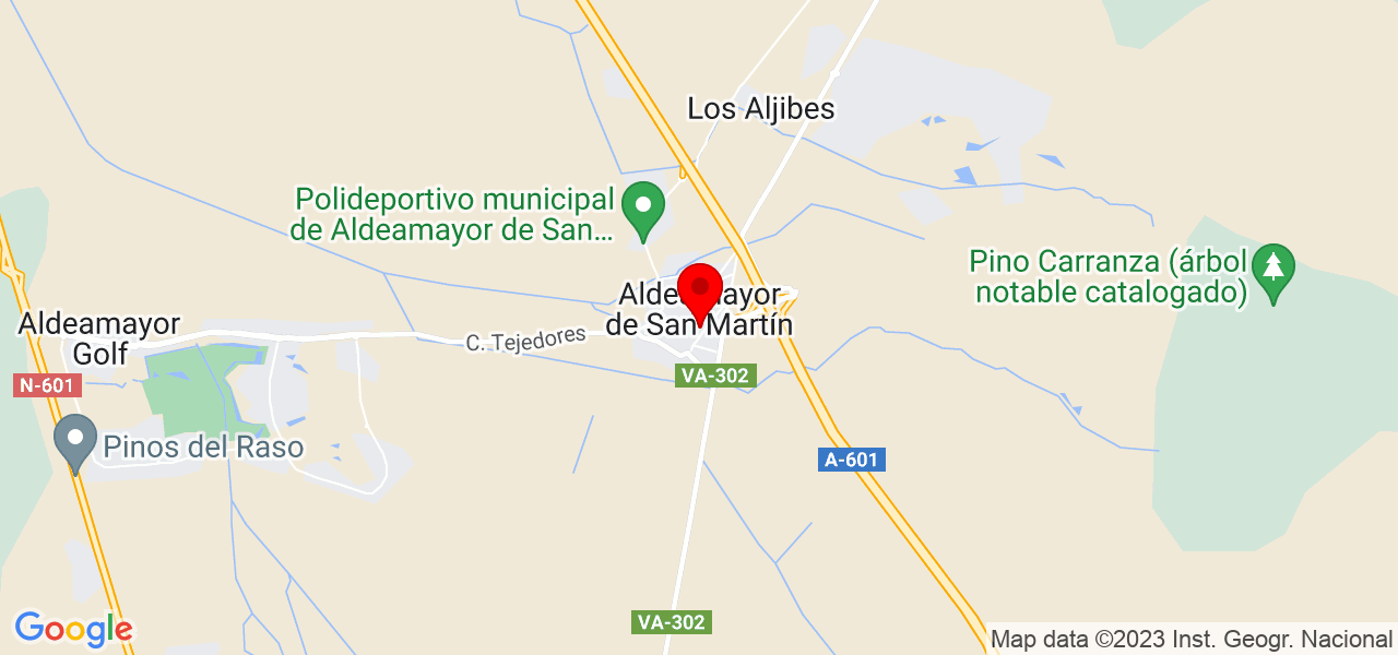 Brunno M. Carpinter&iacute;a - Castilla y León - Aldeamayor de San Martín - Mapa