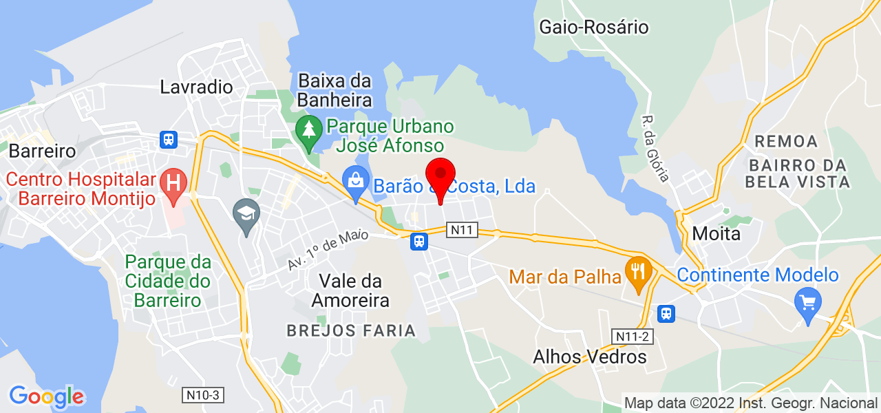 Lu&iacute;s Ramos - Setúbal - Moita - Mapa