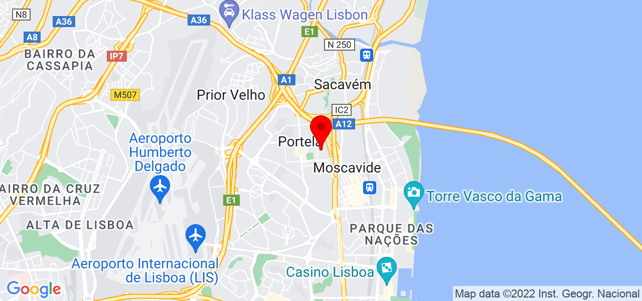 Joana Ferreira - Lisboa - Loures - Mapa