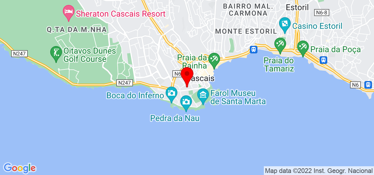 Paulo - Lisboa - Cascais - Mapa