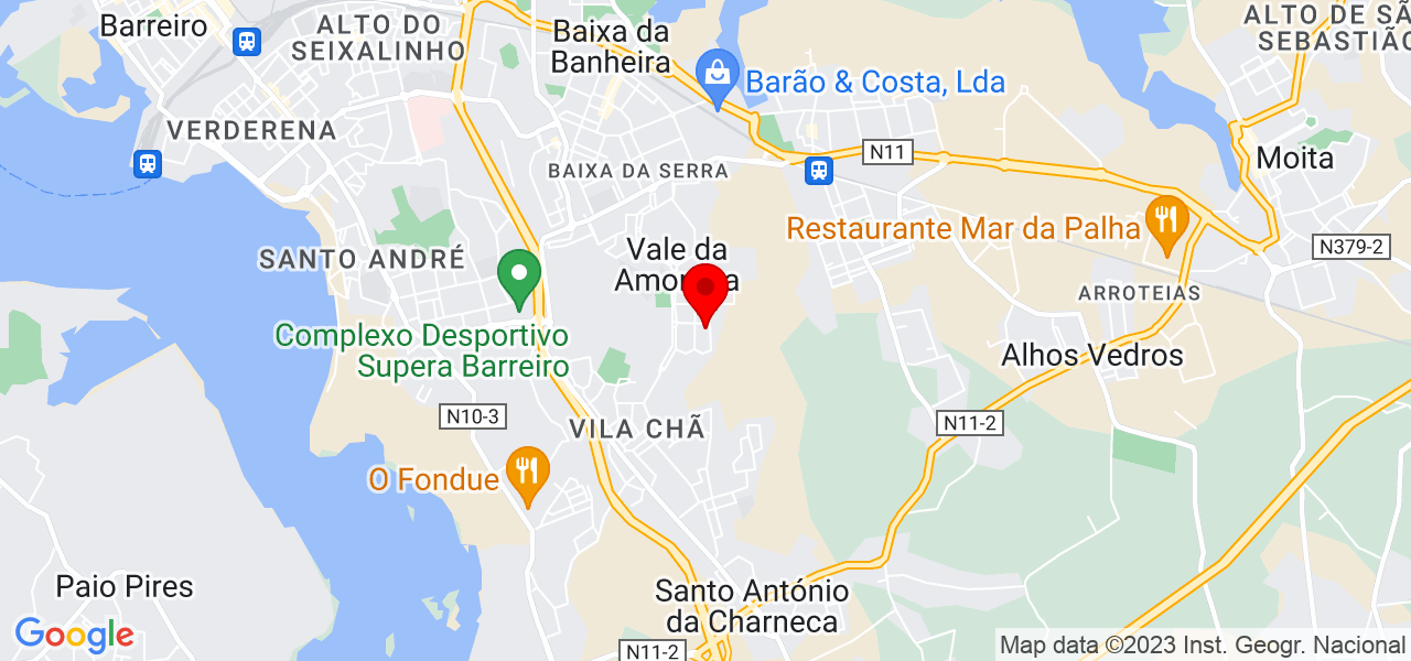 Bokena Leonor Vieira - Setúbal - Moita - Mapa