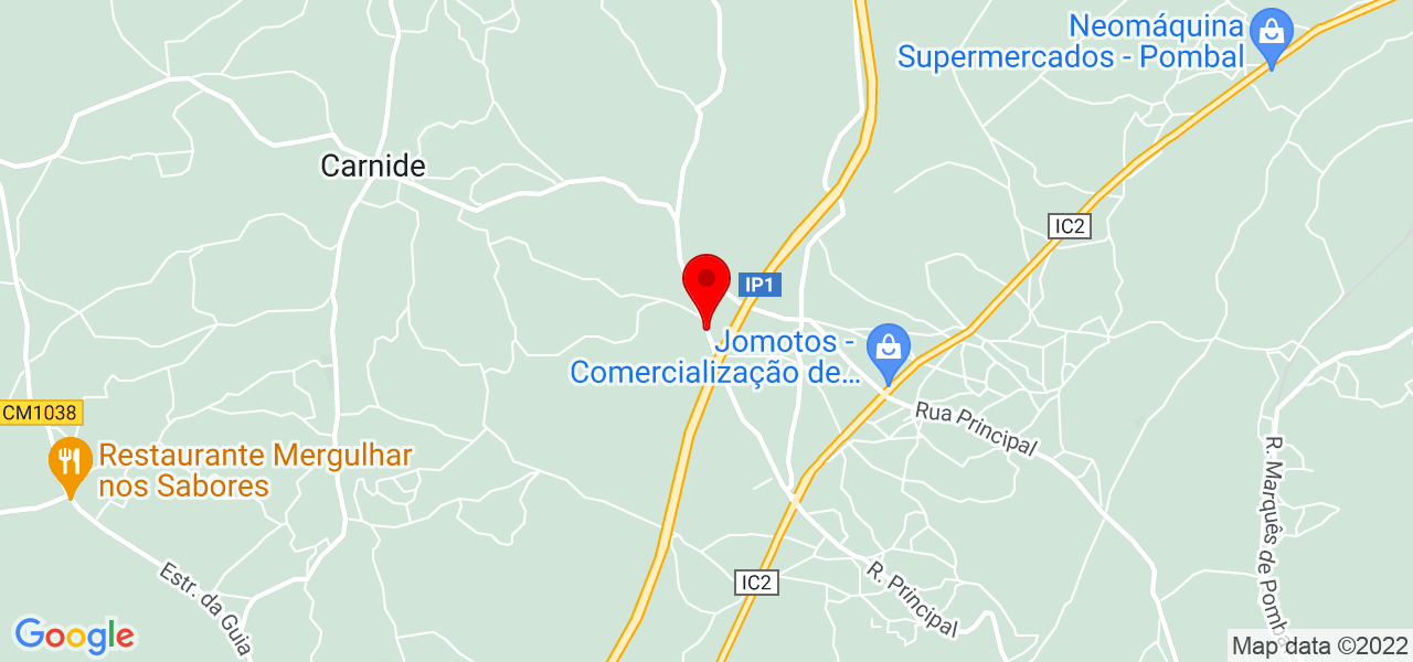 Jorge Alexandre Barbosa Santos - Leiria - Pombal - Mapa