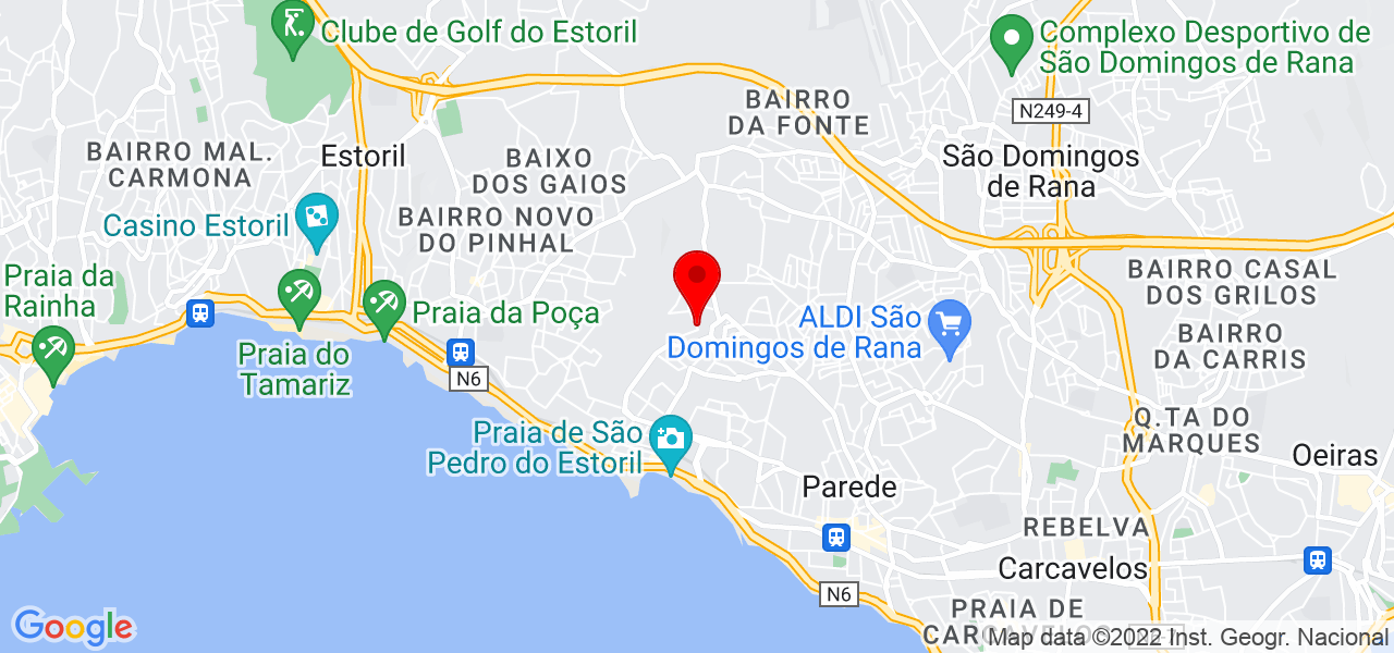 Ana Cristina - Lisboa - Cascais - Mapa