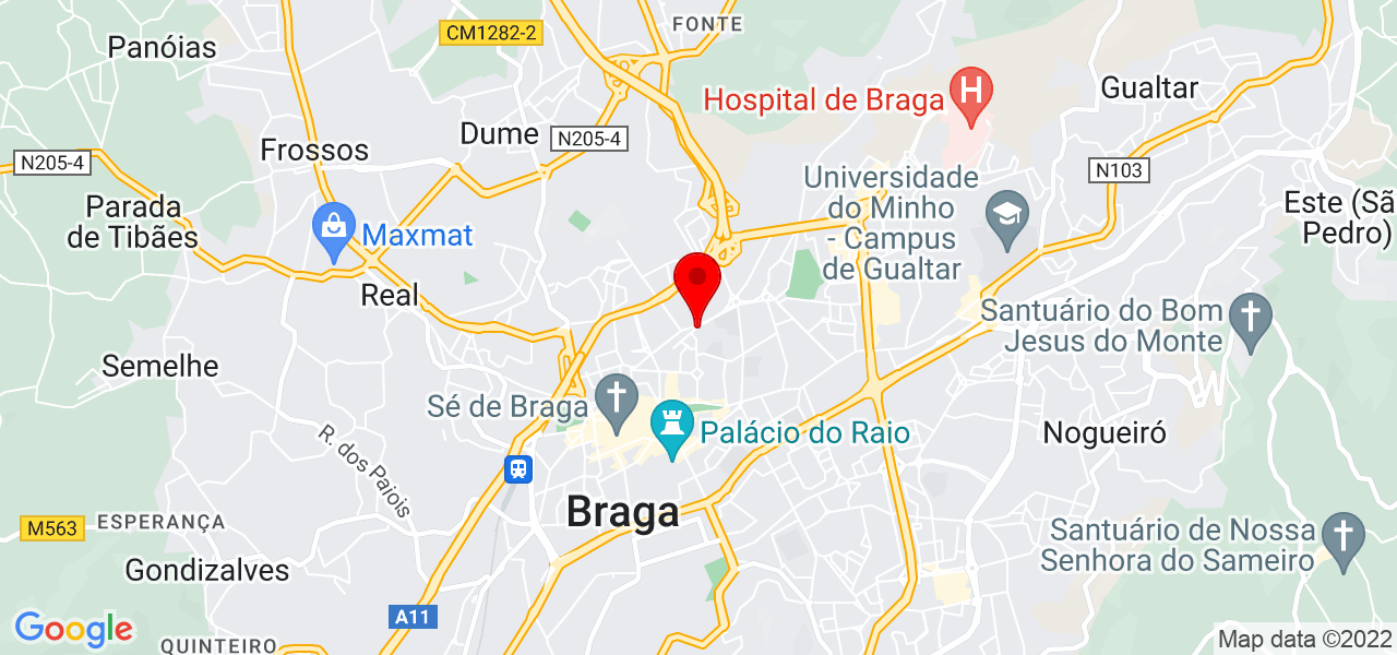 Andr&eacute; - Braga - Braga - Mapa