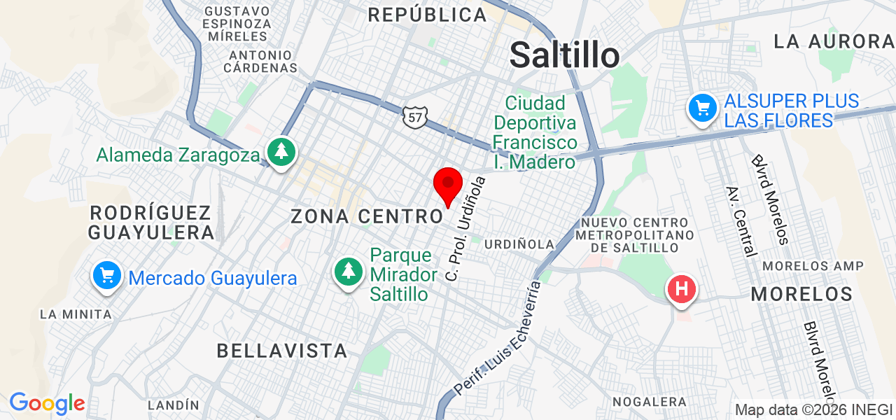 De &amp; IN [ ~Dise&ntilde;o e Instalaci&oacute;n ] - Coahuila de Zaragoza - Saltillo - Map