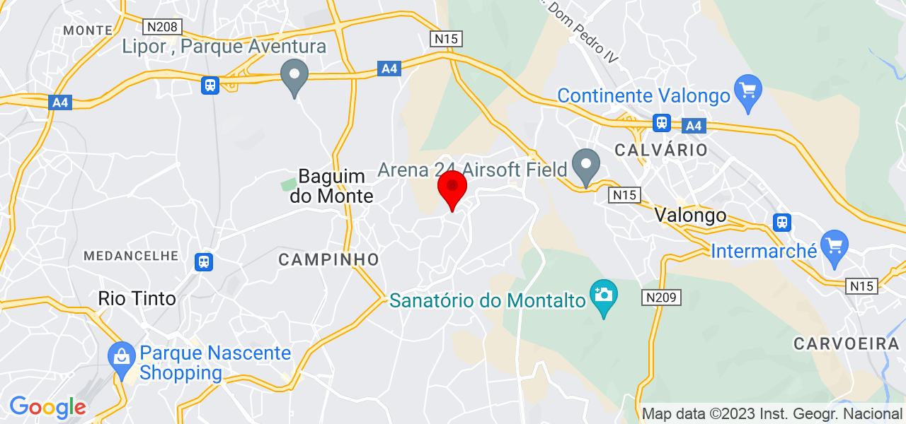 Nícollas - Porto - Gondomar - Mapa