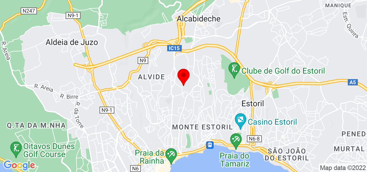 Rebeca Valente - Lisboa - Cascais - Mapa