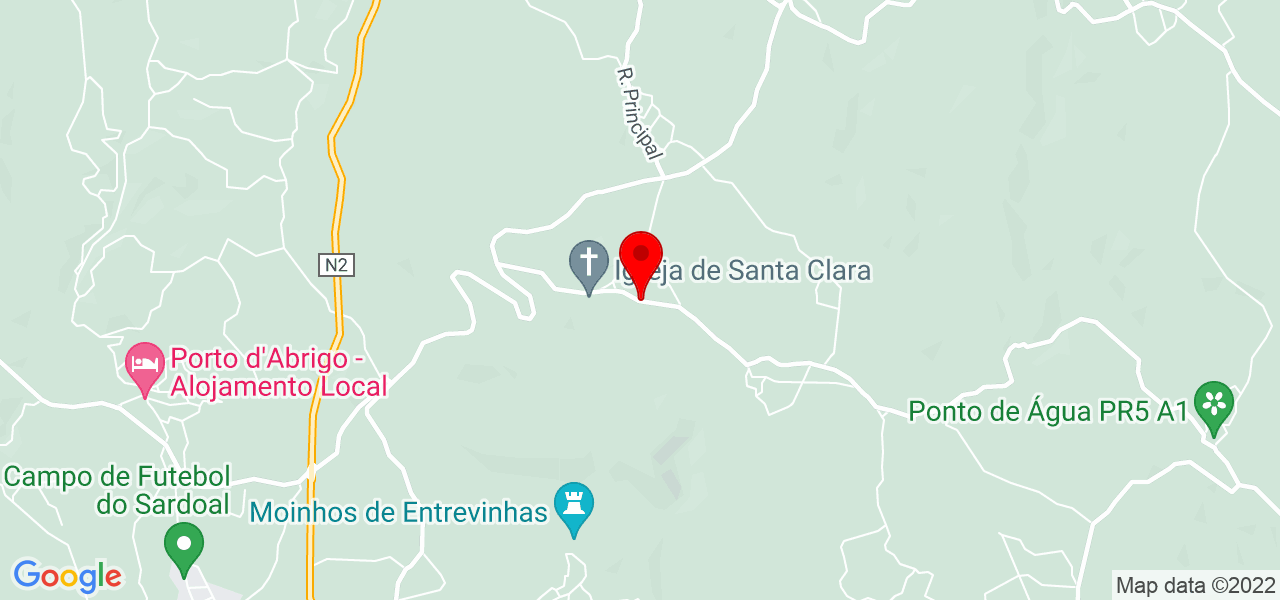 Luana - Santarém - Sardoal - Mapa