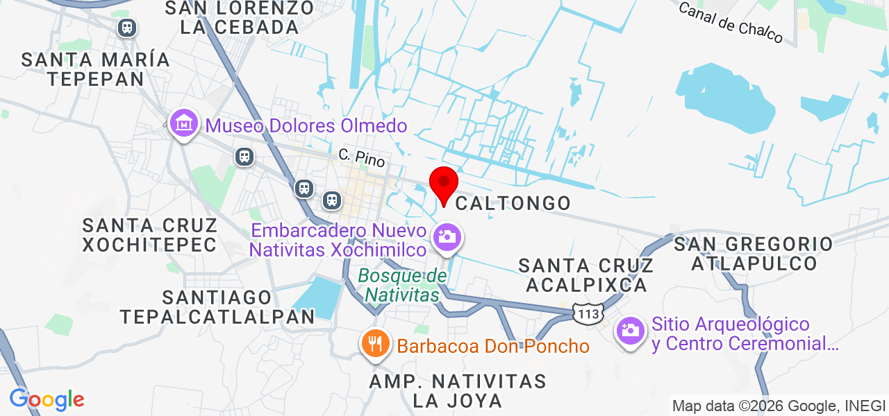 Floreria margarita - Ciudad de Mexico - Xochimilco - Map