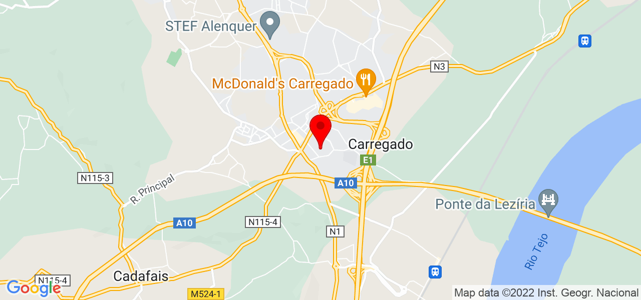 MARGARETHMAKE_UP - Lisboa - Alenquer - Mapa