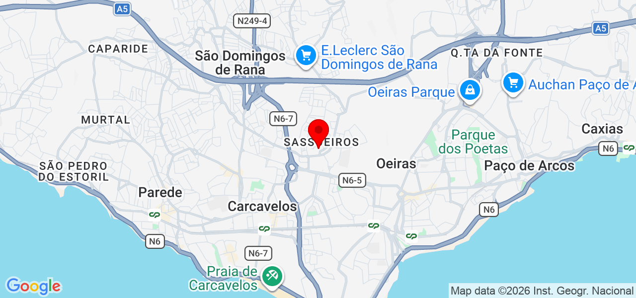 Miguel Silveira Personal Trainer - Lisboa - Cascais - Mapa