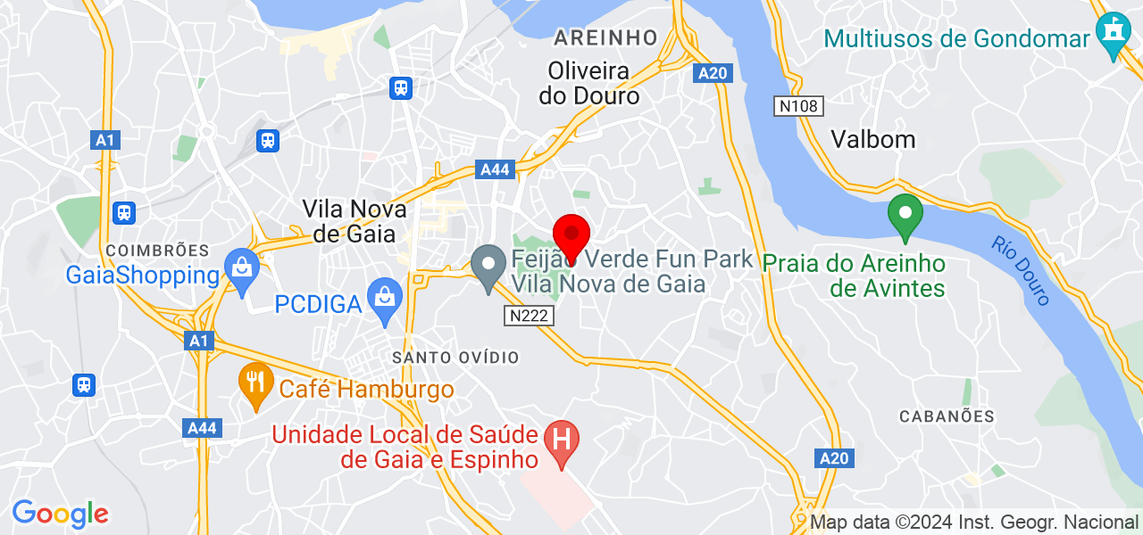 Antonio - Porto - Vila Nova de Gaia - Map