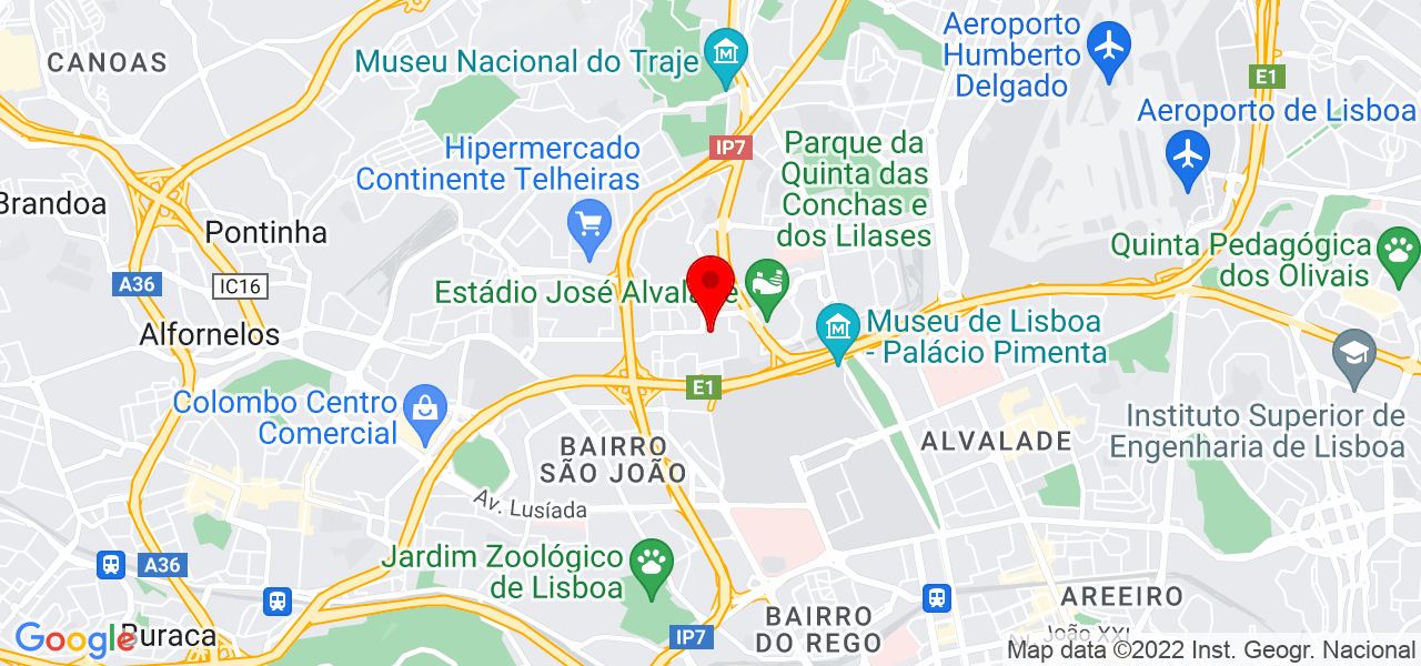 Cuidadora bab&aacute; - Lisboa - Lisboa - Mapa