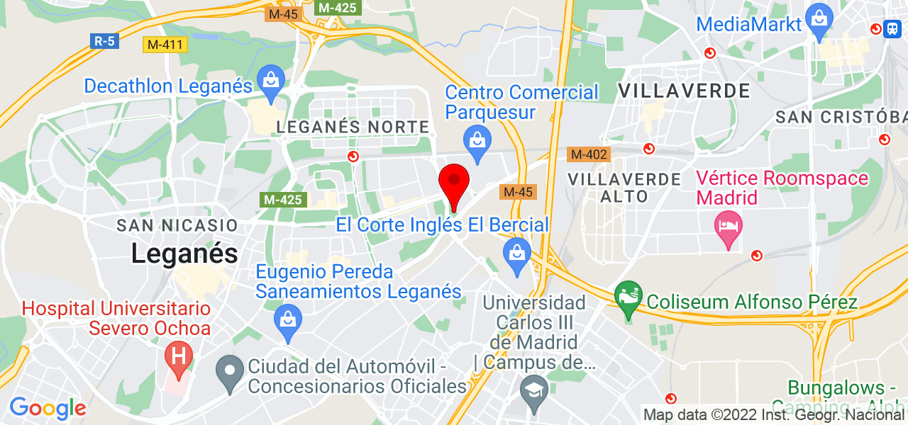 Gines - Comunidad de Madrid - Leganés - Mapa
