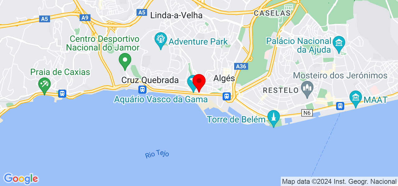 Cecilia Nascimento - Lisboa - Oeiras - Map