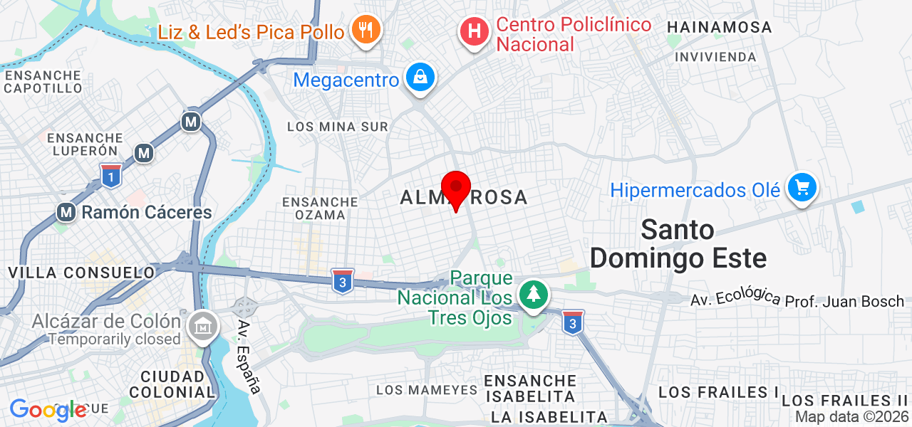 Wascardrum - Santo Domingo - Santo Domingo Este - Map